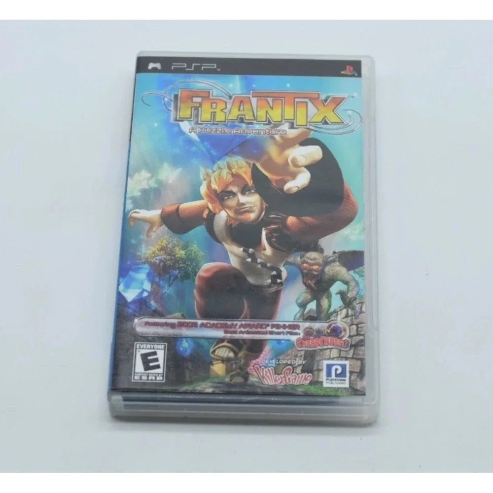 Frantix A Puzzle Adventure Sony PSP Game CIB Complete Manual UMD 2005 3D Puzzle